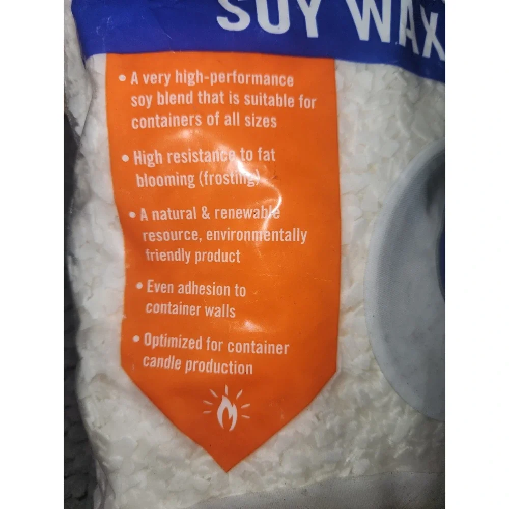 100% Natural Soy‎ Wax Flakes Candle Making Supply 2Lb Country Lane Candle Supply